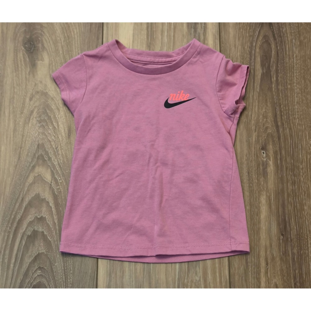 Nike Short Sleeve T-Shirt Toddler Size 2T Pink